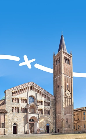 A historic building in Parma, Italy, featuring traditional architectural details and reflecting the city's rich cultural heritage.